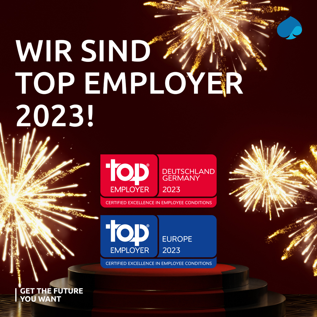Award that Capgemini is one of the Top Employers 2023 in Germany and Europe